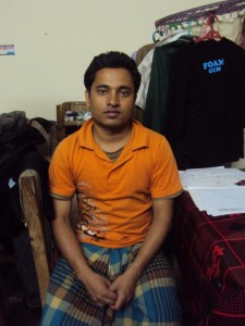 সুমন ভাই, যাঁর বাসায় রাতে ছিলাম।
